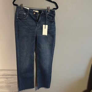 Dark Wash Women’s Straight-Leg Jeans